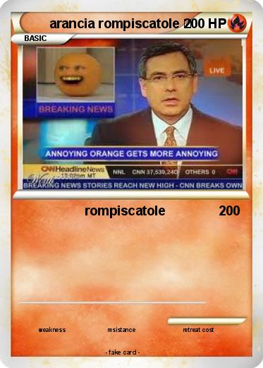 Pokemon arancia rompiscatole 回