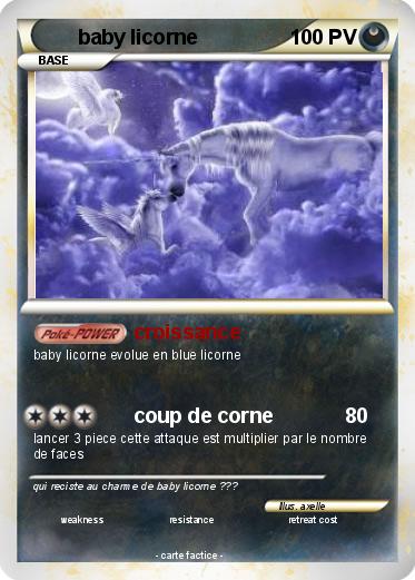 Pokemon baby licorne