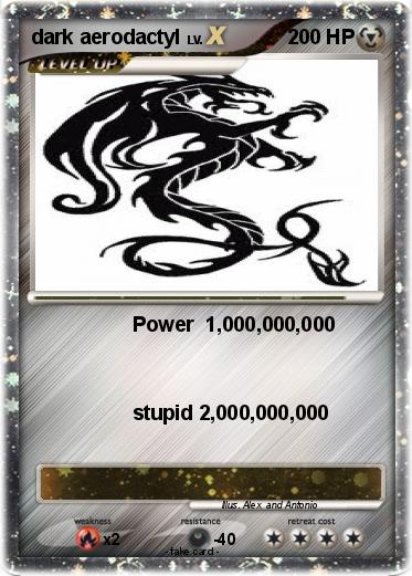 Pokemon dark aerodactyl