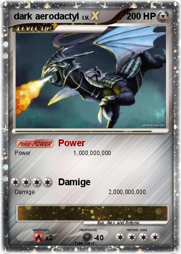 Pokemon dark aerodactyl