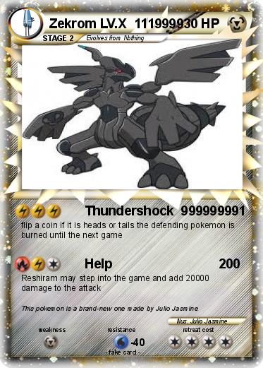 Pokemon Zekrom LV.X  1119999