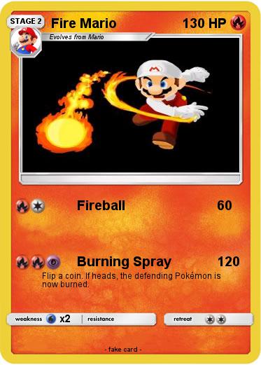 Pokemon Fire Mario