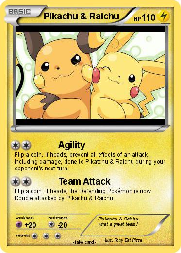Pokemon Pikachu & Raichu