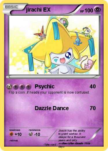 Pokemon jirachi EX