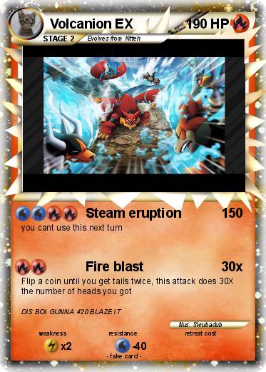 Pokemon Volcanion EX
