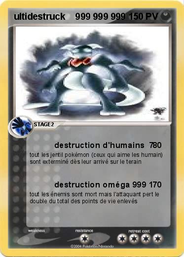 Pokemon ultidestruck    999 999 999 
