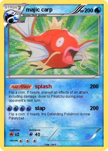 Pokemon majic carp