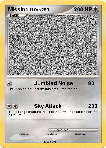 Pokemon Missing.no