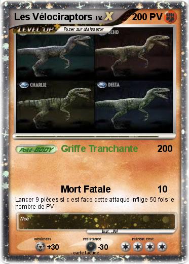 Pokemon Les Vélociraptors