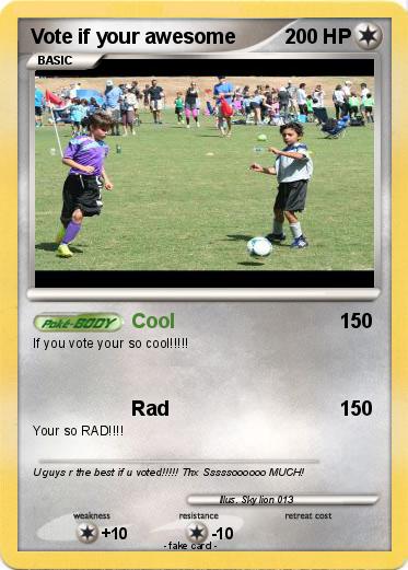 Pokemon Vote if your awesome