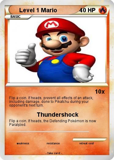 Pokemon Level 1 Mario