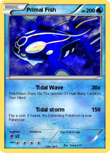 Pokemon Primal Fish