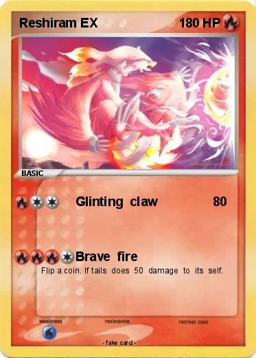 Pokemon Reshiram EX