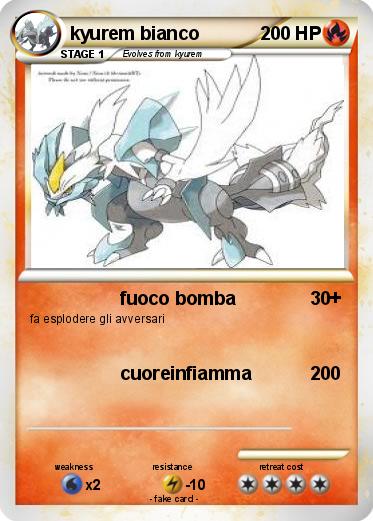 Pokemon kyurem bianco