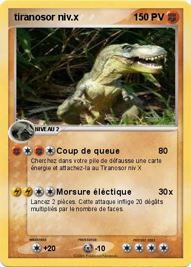 Pokemon tiranosor niv.x