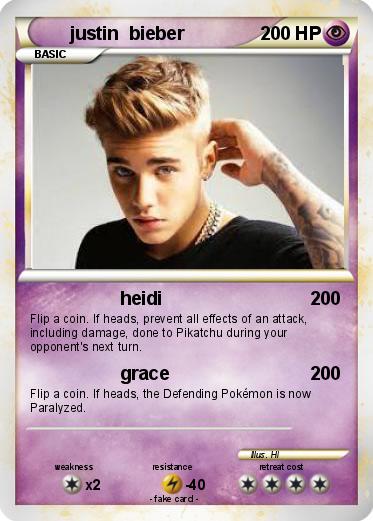 Pokemon justin  bieber