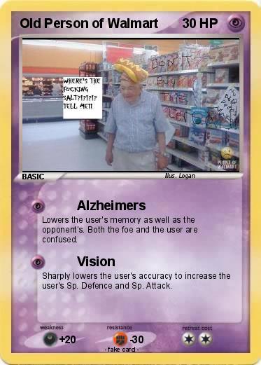 Pokemon Old Person of Walmart