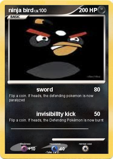 Pokemon ninja bird