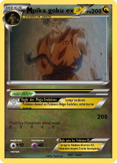 Pokemon pika goku ex