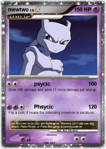 Pokemon mewtwo