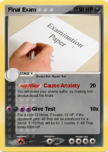 Pokemon Final Exam