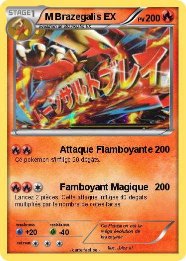 Pokemon M Brazegalis EX