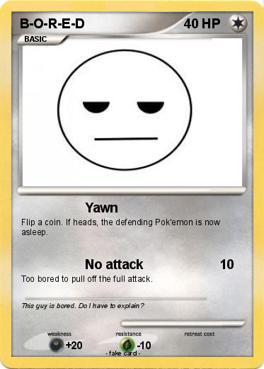 Pokemon B-O-R-E-D