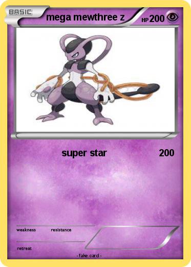 Pokemon mega mewthree z