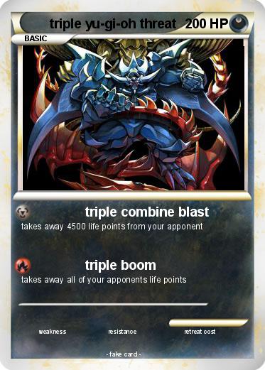 Pokemon triple yu-gi-oh threat