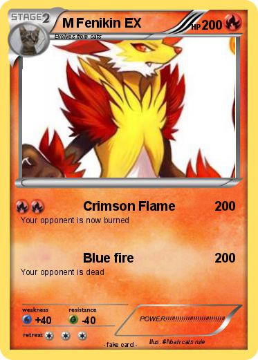 Pokemon M Fenikin EX