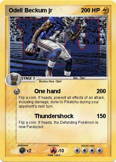 Pokemon Odell Beckum jr