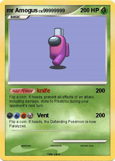Pokemon mr Amogus