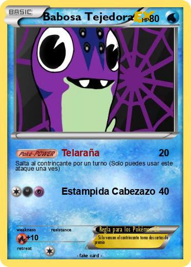 Pokemon Babosa Tejedora