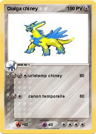 Pokemon Dialga chiney