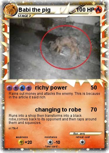 Pokemon Babi the pig