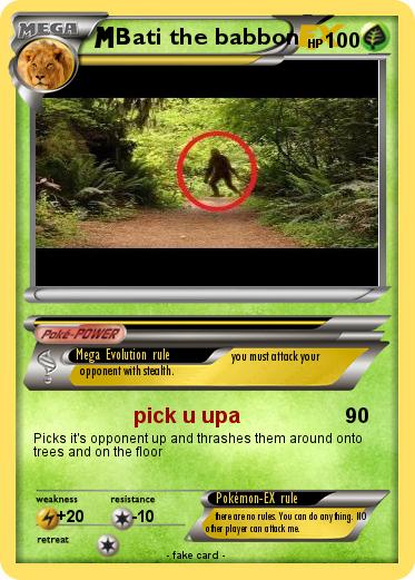 Pokemon Bati the babbon