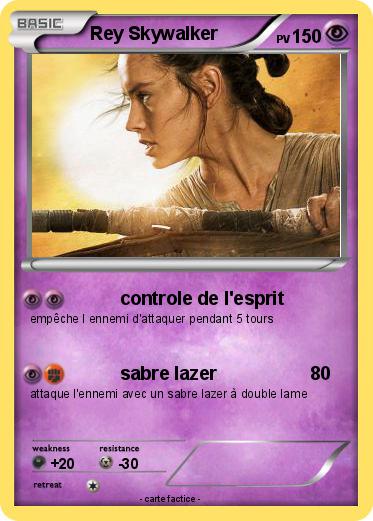 Pokémon Rey Skywalker 1 1 - controle de l'esprit - Ma carte Pokémon