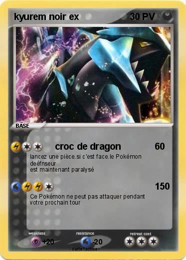 Pokemon kyurem noir ex