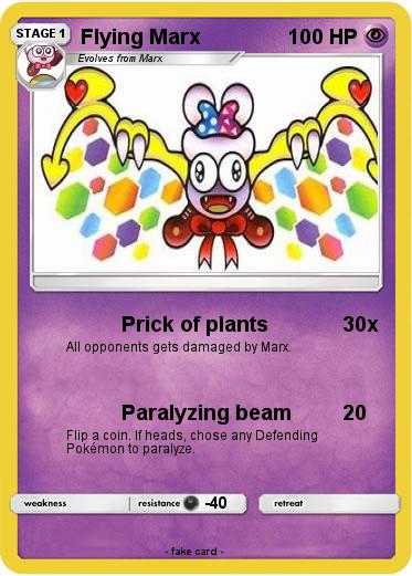 Pokemon Flying Marx