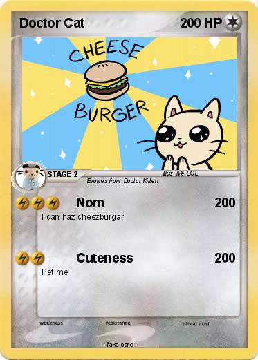 Pokemon Doctor Cat