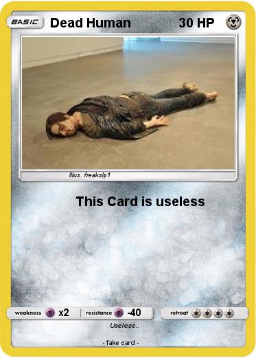 Pokemon Dead Human