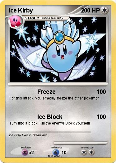 Pokemon Ice Kirby