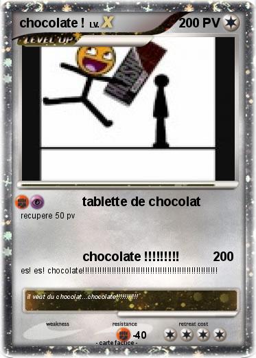 Pokemon chocolate !