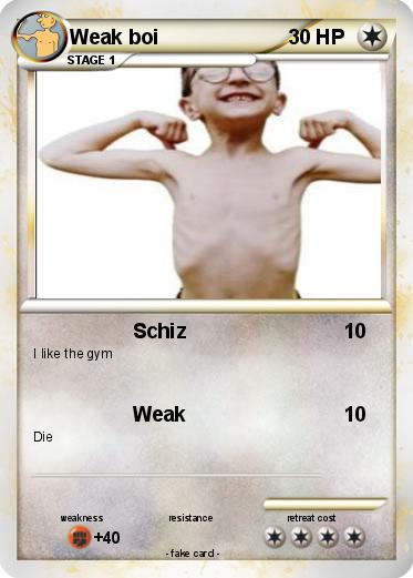 Pokemon Weak boi