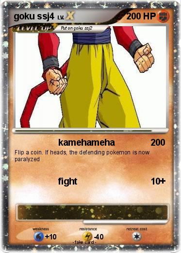 Pokemon goku ssj4