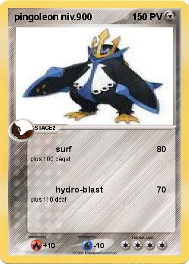 Pokemon pingoleon niv.900