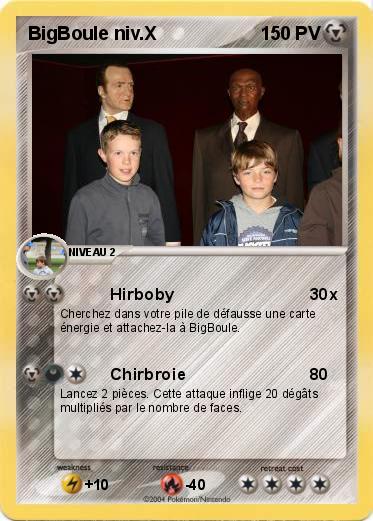 Pokemon BigBoule niv.X