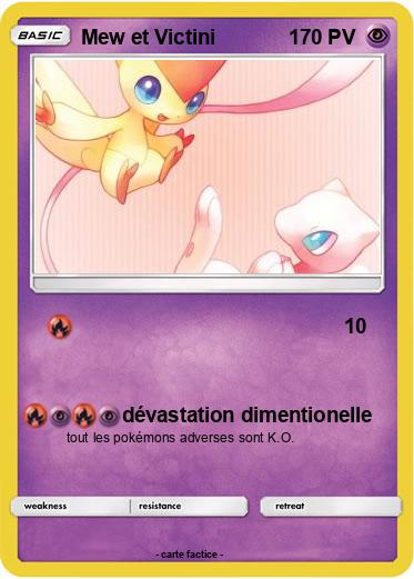 Pokemon Mew et Victini