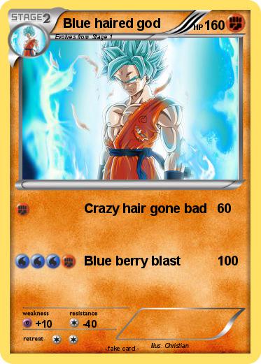 Pokemon Blue haired god