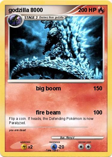 Pokemon godzilla 8000